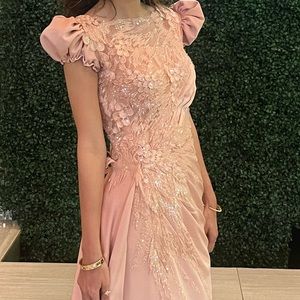 Couture pink gown